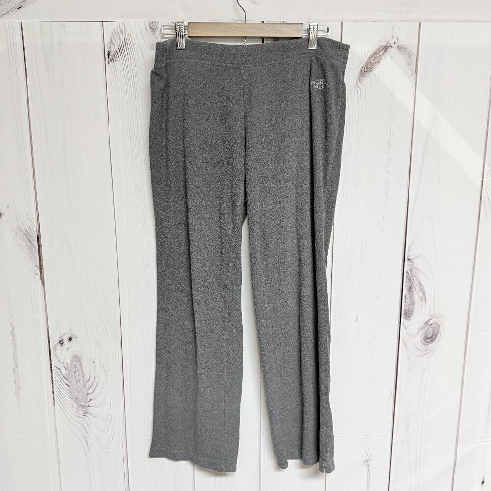 The North Face‎ Fleece Pants Women’s Medium Gray Soft Cozy EUC